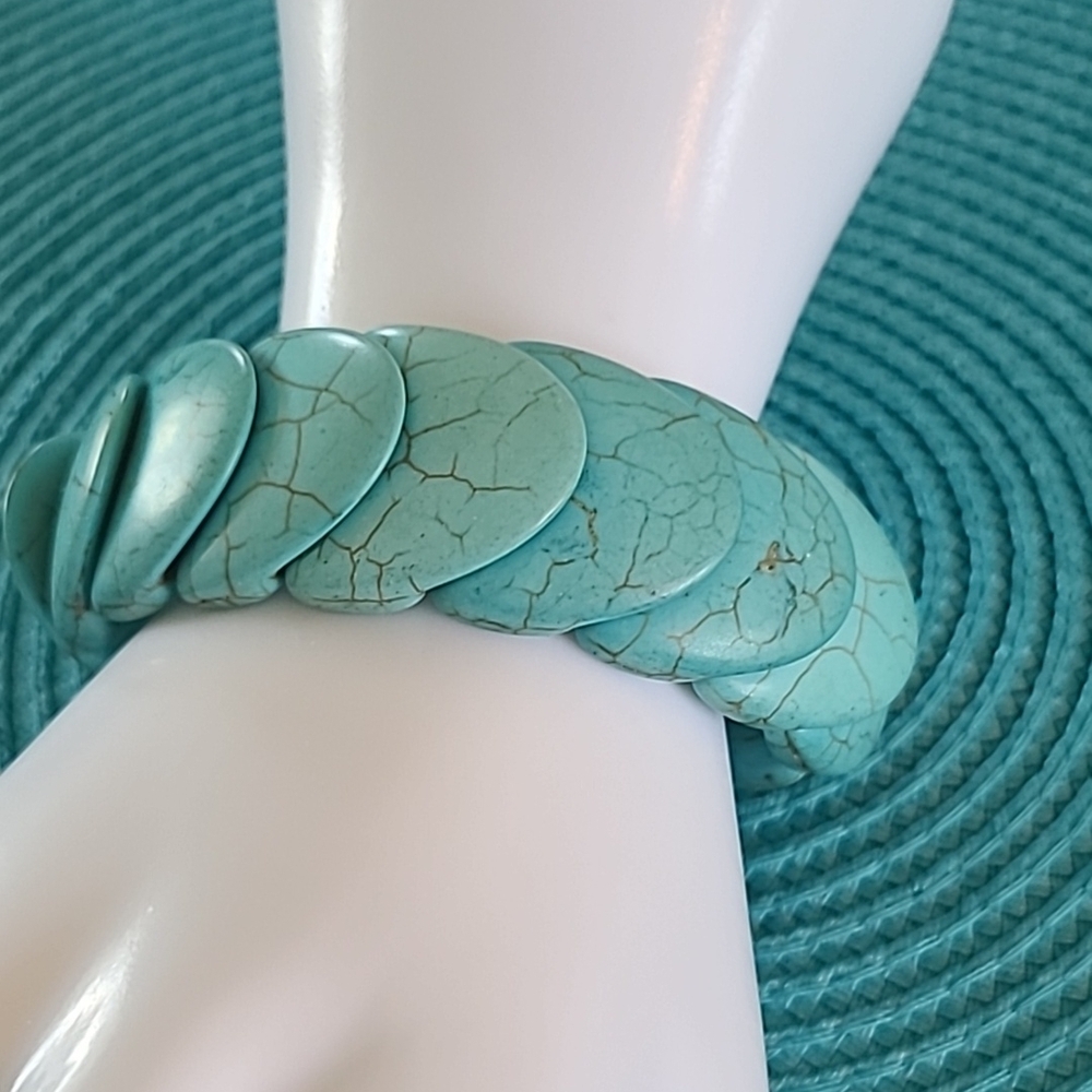 Turquoise Color Stone Bracelet